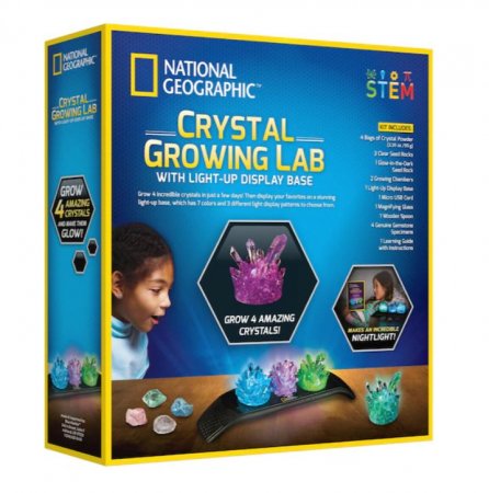 NATIONAL GEOGRAPHIC komplekt Crystal Growing Lab, NGLITCRYSTALINT NGLITCRYSTALINT