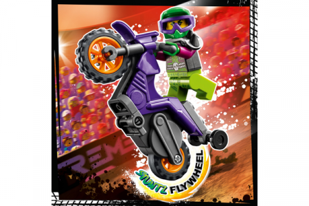 60296 LEGO® City Stunt Esirattatõstete trikimootorratas 60296