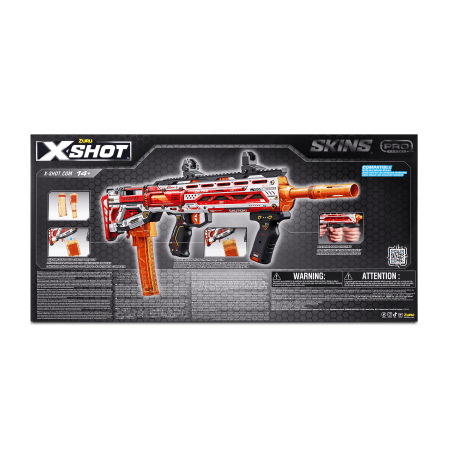X-SHOT mängupüstol Skins Pro, 1 seeria Sinister, assort., 36600 