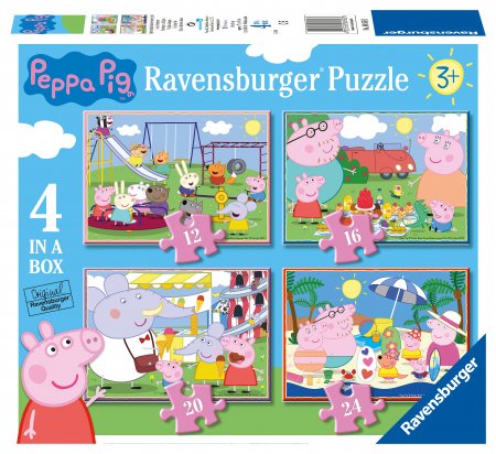 RAVENSBURGER pusle Peppa Pig 12/16/20/24tk., 06958 06958