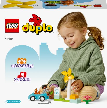 10985 LEGO® DUPLO Town Tuuleturbiin ja elektriauto 10985