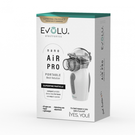 EVOLU Inhalaator nano Air PRO (Nebulisaator), EV1004 EV1004