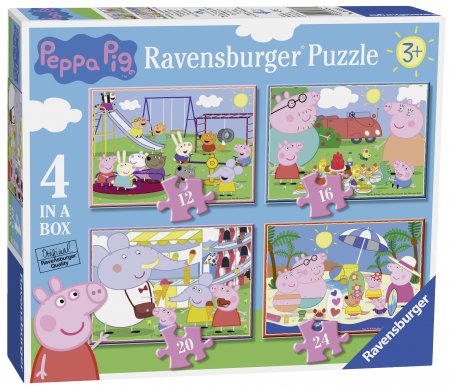 RAVENSBURGER pusle Peppa Pig 12/16/20/24tk., 06958 06958