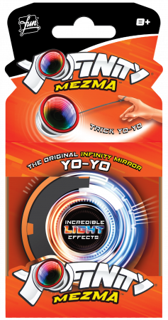 FUN valgusega mänguasi YoYo Finity Mezma, oranž, 928242.012 928242.012