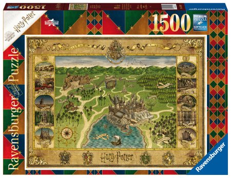 RAVENSBURGER pusle Sigatüüka kaart, 1500 tk., 16599 16599