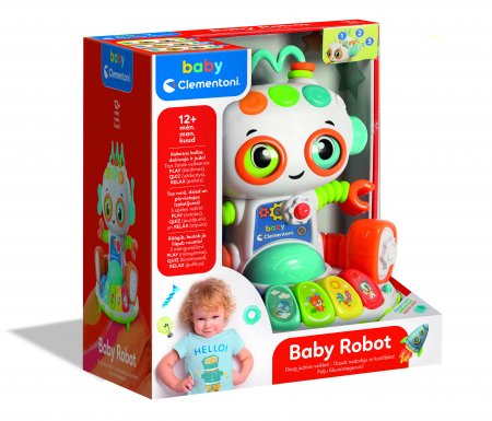 CLEMENTONI BABY interaktiivne mänguasi Baby Robot (LT, LV, EE), 50371 50371