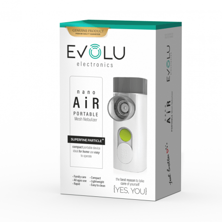 EVOLU Inhalaator Nano Air (Nebulisaator), EV1001 EV1001