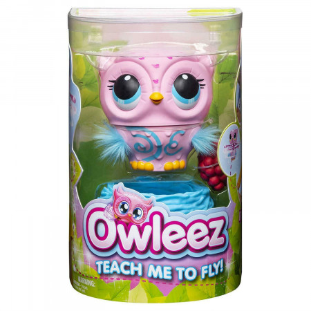 OWLEEZ interaktiivne mänguasi öökull, roosa, 6053359 6053359