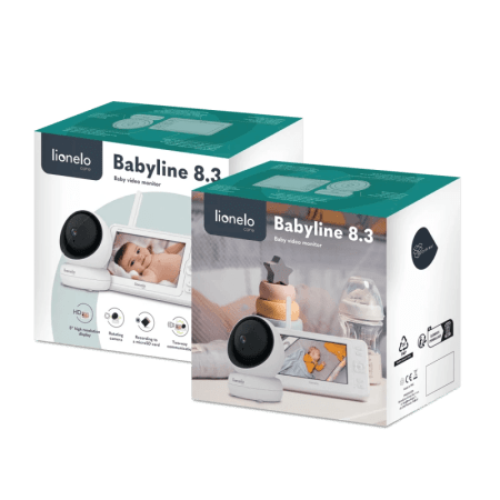 LIONELO beebimonitor, Babyline, LOC-BABYLINE 8.3 WHITE 
