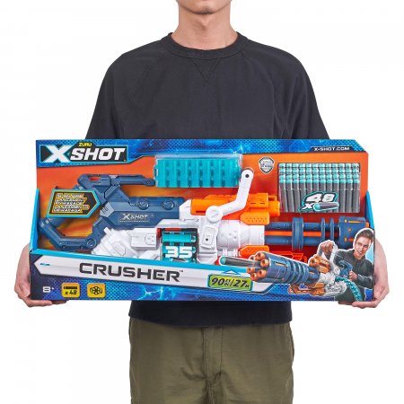 XSHOT-DART mängupüstol Blaster Exel Crusher, 36382 36382