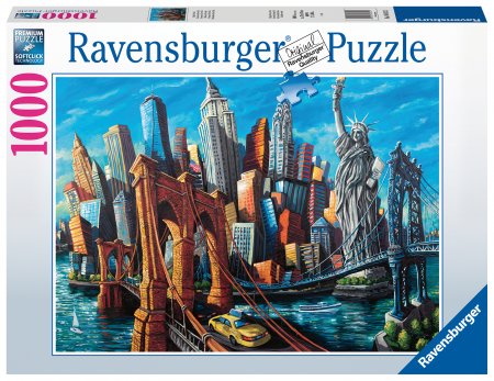 RAVENSBURGER pusle Welcome to New York, 1000tk., 16812 16812