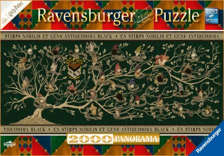 RAVENSBURGER pusle Harry Potteri sugupuu, 2000tk, 17299 17299