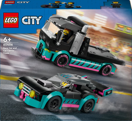 60406 LEGO® City Võidusõiduauto Ja Autoveok 