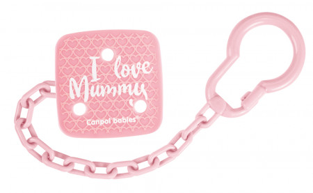 CANPOL BABIES soother holder I Love Mummy, 2/434 2/434
