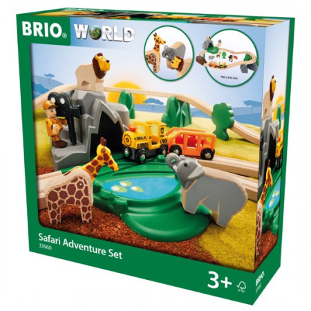 BRIO RAILWAY Safari Adventure Set, 33960 33960