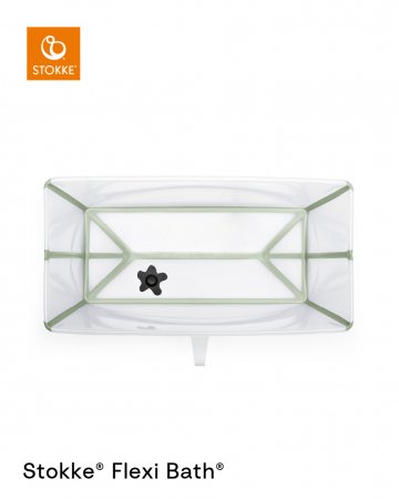 STOKKE  FLEXI BATH® X-LARGE, transparent green, 639604 639604