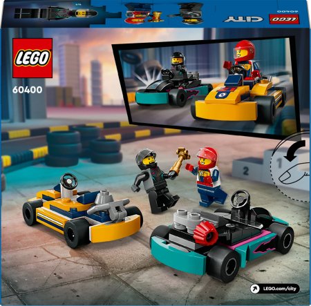 60400 LEGO® City Kardid Ja Võidusõidusõitjad 