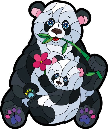 KIDS DO puidust pusle Panda, 52 d., AP3119 