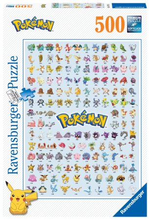 RAVENSBURGER pusle Pokemon, 500tk, 14781 14781