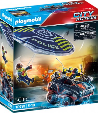 PLAYMOBIL CITY ACTION Politsei langevari amfiibsõidukiga, 70781 70781