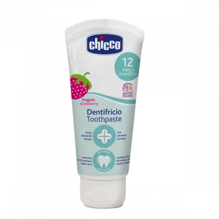 CHICCO toothpaste strawberry 12m+ 50ml 00002321100000