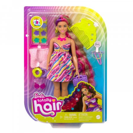 BARBIE Totally Hair Doll – Kurvikas, HCM89 HCM89
