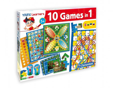 CLEMENTONI Games FUN TOGETHER 10in1 GAMES  (LT+LV+ET+RU), 60482 60482