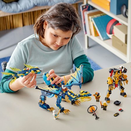 71796 LEGO® NINJAGO® Algjõudude draakon vs. robotkeisrinna 71796