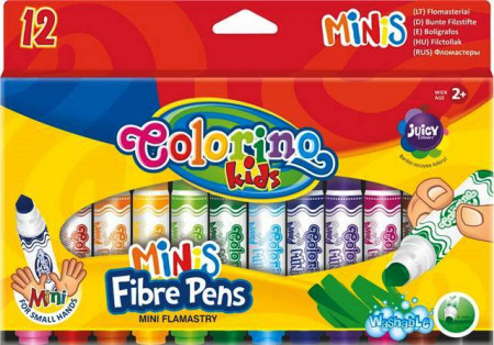 Colorino Kids Mini markerid 12 värvi, 32117PTR 32117PTR