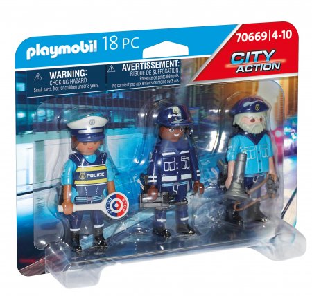 PLAYMOBIL CITY ACTION Politsei figuuride komplekt, 70669 70669