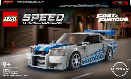 76917 LEGO® Speed Champions 2 Fast 2 Furious Nissan Skyline GT-R (R34) 76917