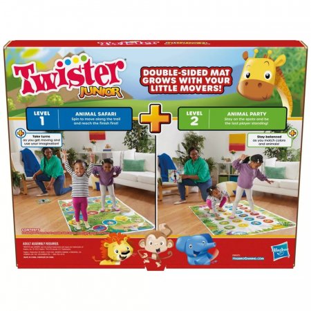 HASBRO GAMING Mäng Twister Junior (LV, EE), F7478EL0 F7478EL0