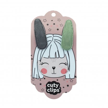 CUTY CLIPS juukseklamber Bunny Ears, nr 8, CL0008 CL0008