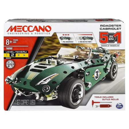 MECCANO konstruktor MULTI 5 Model Set - Pull Back Car, 6040176 6040176