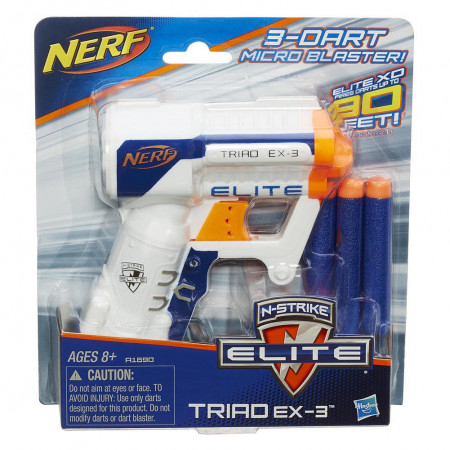 NERF Nstrike Elite mängupüstol Triad Ex3, A1690E35 A1690EUA