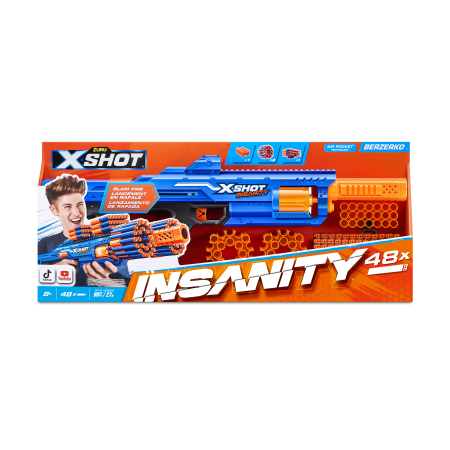 X-SHOT mängupüstol Berzerko Insanity, 1 seeria, 36610 
