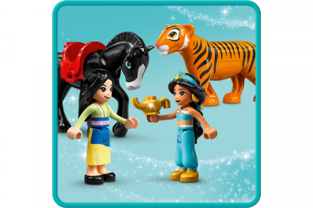 43208 LEGO® Disney Princess™ Jasmine‘i ja Mulani seiklus 43208