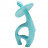 MOMBELLA närimisrõngas Dancing Elephant Blue 3kuud+ P8051 P8051