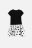 COCCODRILLO lühikeste varrukatega kleit JOYFUL PUNK KIDS, must, WC41202JPK-021-0 