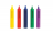COLORINO KIDS vannikriidid, 5 värvi, 67300PTR 67300PTR