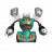 SILVERLIT robot Robo võitlus viikingite väljaõpe, S88057 S88057