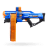X-SHOT mängupüstol Mad Megga Barrel Blaster Insanity, 1 seeria, 36609 